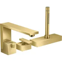 Hansgrohe 3-Loch-Bidet-Einhebelmischer Axor Edge A 210mm, WR-Mont., Dia.Schl, po gol opt