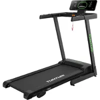 Tunturi Cardio Fit T30 Laufband - Walking Pad - 23 Programme - Klappbar - Kompakt - 0,8 bis 14,0 km/h - Fitnessgerät für Zuhause