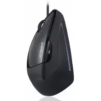 Perixx PERIMICE-513 L, Linkshändig, Vertikale Ausführung, Optisch, USB Typ-A, 1600 DPI, Schwarz
