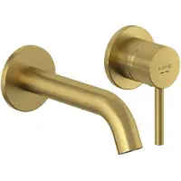 Kludi BOZZ Unterputz Waschtisch Zweiloch-Wand-Einhandmischer, Ausladung 18 cm