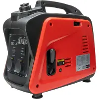 Grafner Stromerzeuger Inverter Genrator 2200 W (2 KW Dauerleistung), Benzinbetrieb 4 Takt, 2x 230V, Invertertechnologie für empfindliche Geräte, leicht robust, digitaler Benzin Notstrom Aggregat