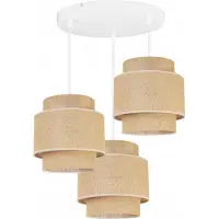 Light11 HOME Hängelampe, Deckenleuchter, Lampenschirm, Boho Juta