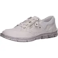 Krisbut Schnürhalbschuhe in weiss/weiss kombi, Gr. 37