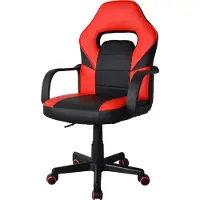 Vdd Gaming Stuhl Thomas Junior - Bürostuhl Gaming-Style - höhenverstellbar - rot schwarz