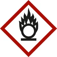 Nvent hoffman Gefahrstoffsymbol Flammeüber Kreis, Typ: 03015