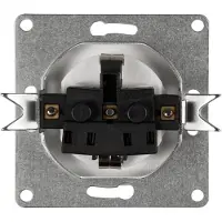 ETT 18x Schutzkontakt-Steckdose McPower "Cup", 250V/16A, UP, Einsteckschutz, weiß, poliert / Hochglanz
