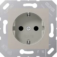 JUNG CD 5120 BFPG Steckdose für Klappdeckel platin/grau CD 500