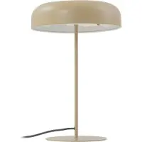 LINDBY Edion Tischleuchte Beige - , Edion, Beige, für Wohnzimmer, Metall, Modern