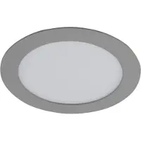 Heitronic LED Panel LYON 168mm 12W rund silber dimmbar 230V AC 33-42V DC max. 13,2W