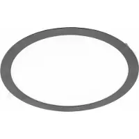 GTV 24W Runde LED Einbauleuchte slim Panel Spot mit schwarzen Rahmen Ø 300mm 2000 Lumen Neutralweiß (4000 K)