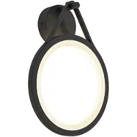 LUCANDE LED Aussenwandleuchte Mirco , schwarz, Aluminium, Modern, LED Wandleuchte außen