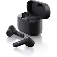 Denon True Wireless In-Ear Kopfhörer AH-C630W, Bluetooth, 18h Akku, IPX4 wasserfest, Mikrofon, Komfort Silikon Ohrpassstücke, Schwarz