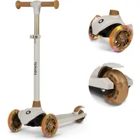 Lionelo JESSY Balance-Roller für Kinder ab dem 3. Lebensjahr bis zu 50 kg - Grau Braun