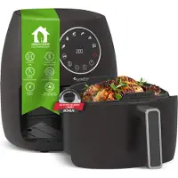 TurboTronic AF210 Digital Airfryer - Heißluftfritteuse - 3,5L - Schwarz