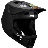Leatt Gravity 1.0 V25 Downhillhelm Schwarz 2XS Schwarz 2XS