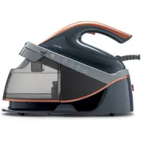 Breville VIN411X Bügeleisen mit Dampf generator , Kunststoff, Schwarz und gold rosa