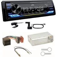 JVC KD-X472DBT Digitalradio FLAC Einbauset für Golf 4 Passat 3B Polo 6N 9N Lupo