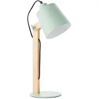 Brilliant Tischleuchte 1-flammig H 51,5 cm Swivel buche/mint/matt