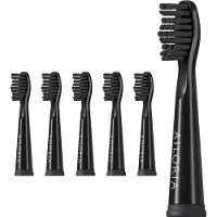 Ailoria FLASH TRAVEL - Ersatzbürstenköpfe 6er Set SCHWARZ / SCHWARZ