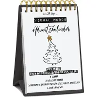 Sonstige Verlage Tisch-Adventskalender 'Visual Words'