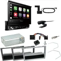 Pioneer AVH-Z7200DAB Bluetooth Einbauset für Opel Omega B Meriva A Agila Vivaro