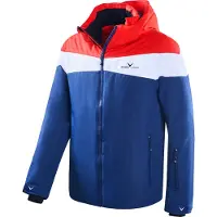 Black Crevice - Herren Skijacke/Snowboardjacke | Farbe: Navy/White/Red | Größe: XL/54