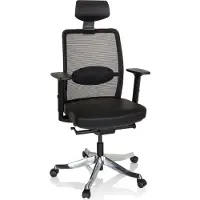 Hjh OFFICE SENATOR PRO - Luxus Chefsessel Schwarz