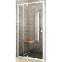 Ravak Pivot - Duschtür PDOP2-100, 961–1011 mm, weiß/Klarglas 03GA0101Z1