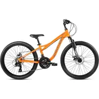Romet 24 Zoll Rambler Fit Mountainbike 21-Gang, Scheibenbremsen, Alurahmen Orange
