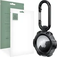 Tech-Protect Tpucarbon Apple Airtag Schwarz