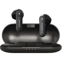 Lamax Kabellose Bluetooth-Ohrhörer SteelTones1, Bluetooth 5.3, 24h Akku, IPX5, Metallgehäuse