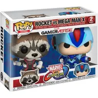 Funko POP! Marvel Capcom - Rocket vs Mega Man X - Pop! - Vinyl Figur