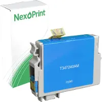 NexoPrint Druckerpatrone kompatibel zu Epson C13T347240 34XL cyan WorkForce Pro WF-3725 DWF Epson WF-3720 DWF Epson WF-3720 DW