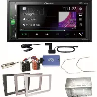 Pioneer DMH-A3300DAB Bluetooth Einbauset für Opel Vectra C Signum Corsa Combo