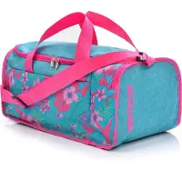 Meteor NEPR 20 L Sporttasche Trainingstasche Reisetasche Tasche Gym Bag blau / rose Blumen
