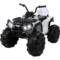 Actionbikes Motors Kinderquad Bumper | Mini Offroad Quad - Pocket Quad - Kinder Elektro Auto - Pitbike - 12V 7Ah - 2x35 Watt - Fernbedienung (Weiß)