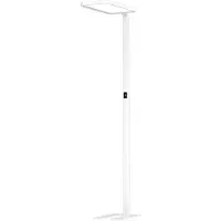 DOTLUX LED-Stehleuchte Butler, 80 W, 8800 lm, 4000 K, bildschirmarbeitsplatzfähig, direkt/indirekt leuchtend, stufenlos dimmbar, Bewegungssensor, weiß