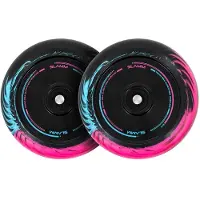 Slamm Swirl Hollow 110mm Stunt-Scooter-Räder | Schwarz Blau Pink