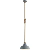 LINDBY Hängeleuchte Chaby, Ø 29 cm, einflammig, Metall, Seil