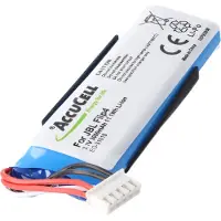AccuCell Akku passend für JBL Flip 4 Akku FLIP 4 SPECIAL EDITION GSP872693 01 Li-Polymer, 3,7 Volt 3000mAh max. 11,1Wh