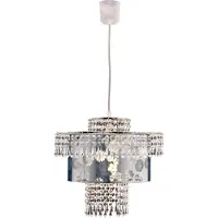 Näve Acryl Pendelleuchte; Farbe: chrom, 7048542