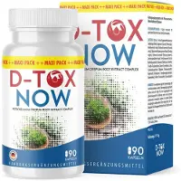 Glory Products OÜ D-Tox Now Kapseln | für deine körperliche Balance | Neutral im Geschmack | Inhalt 90 Kapseln