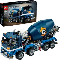 LEGO 42112 Technic Betonmischer-LKW, Mischmaschine, Spielzeug für Kinder ab 10 Jahre, Baufahrzeug mit interaktiven Funktionen