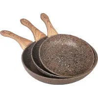 Carl Schmidt Sohn GmbH STEINFURT Bratpfanne, Durchmesser: 24 cm, Aluminiumlegierung, braun