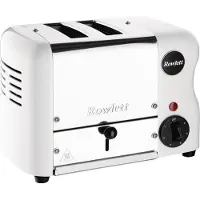 Rowlett Esprit 2 Slot Toaster | weiß | Edelstahl | mit Sandwichkäfig