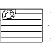 Kermi x-flair, Line K T22 959x1005mm