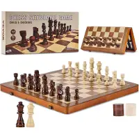 Vevor Magnetisches Schachspiel aus Holz