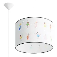 Sollux Hängeleuchte FAIRY 40 1xE27 15W PVC 95x40x40cm