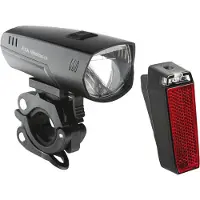 Axa LED-Batterieleuchten Set Niteline 35 Lux inkl Nyx Batterie Rücklicht