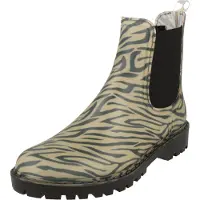 Toni pons Damen Schuhe modische Gummistiefel Chelseaboots Calvi Zebra